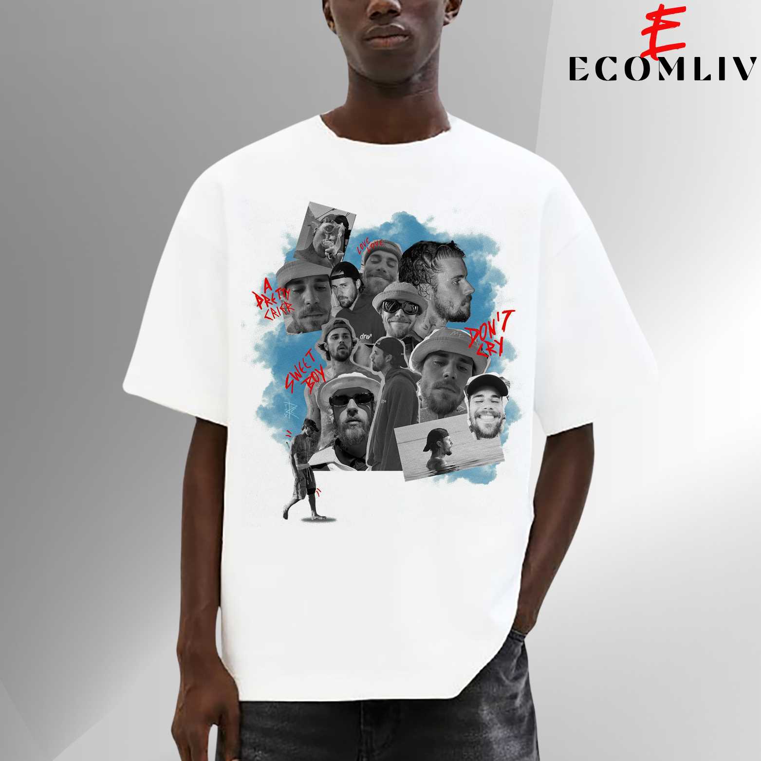 Justin Bieber Retro T-Shirt, Unisex Pop Fan Shirt